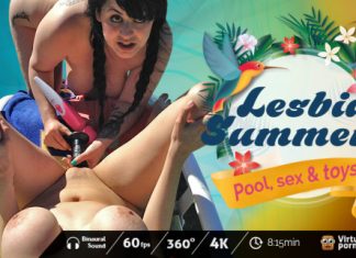 Lesbian Summer: Pool, Sex & Toys VR Porn